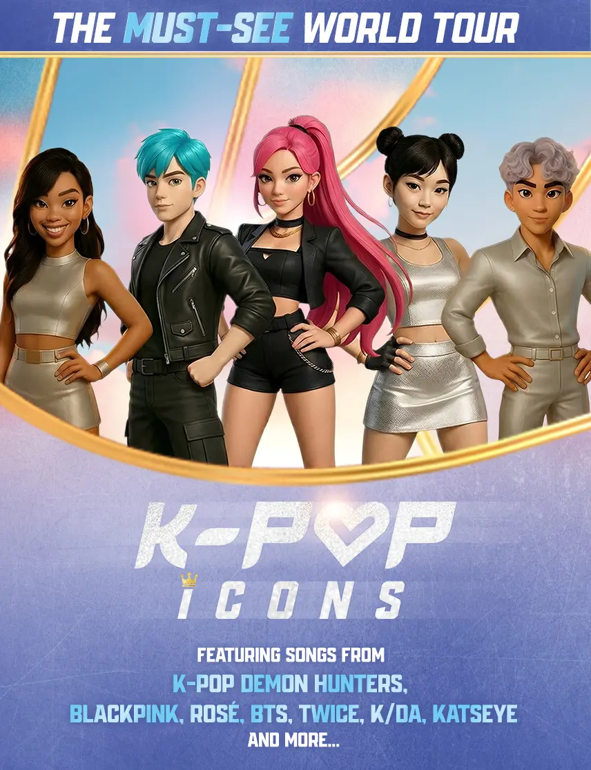 K-POP Icons poster with cast members